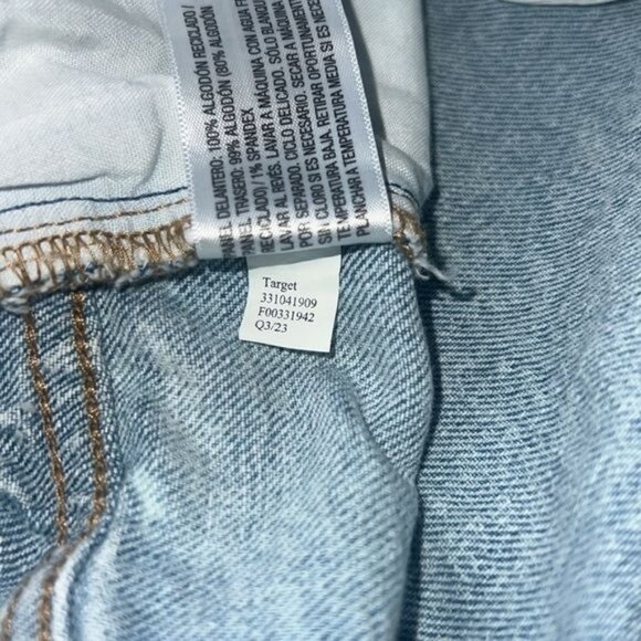 Wild Fable Light Wash High-Rise Straight Jeans Womens Size 17 NWT - Picture 11 of 16